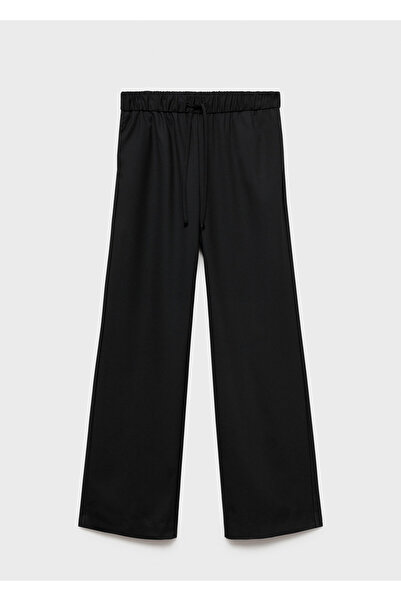 MANGO Woman Siyah Kadın Pantolon 77935663-99