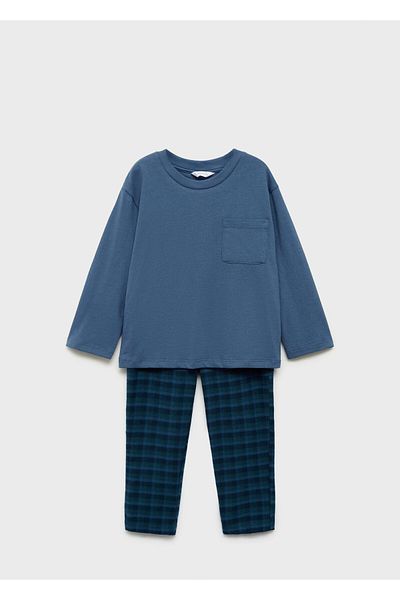 MANGO Baby Boy Blue Sleepwear Bottoms