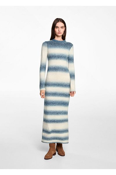 MANGO Blue Girl's Dress 77037690