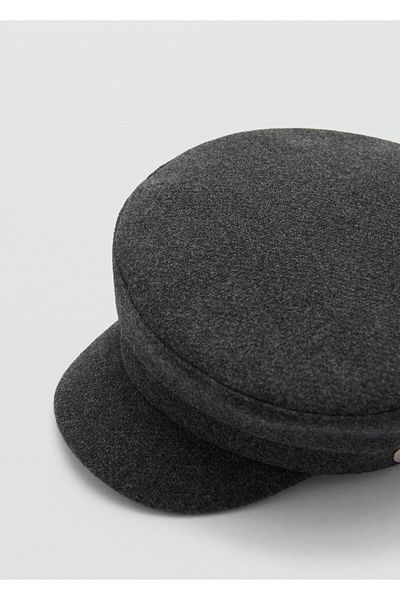 MANGO Woman Gray Women's Hat 77086346