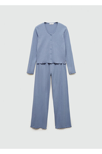 MANGO Woman Mavi Kız Çocuk Pijama Altı 77036742