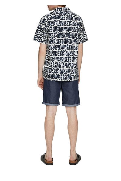 QS by s.Oliver Kurzarmhemd mit All-over-Print