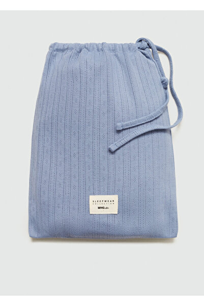 MANGO Woman Mavi Kız Çocuk Pijama Altı 77036742