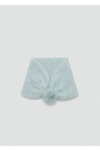 MANGO Eșarfă pentru fetiță culoarea apei 77076728