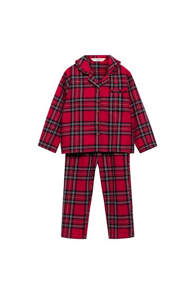 MANGO Rote Mädchen-Pyjamahose 77068268
