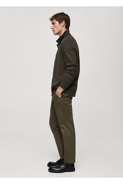 MANGO Brown Men's Trousers 77010570
