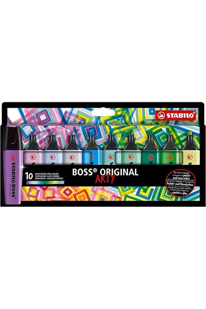 Stabilo - İşaretleme Kalemi - BOSS ORIGINAL ARTY - 10'lu Paket - Çeşitli Renkler