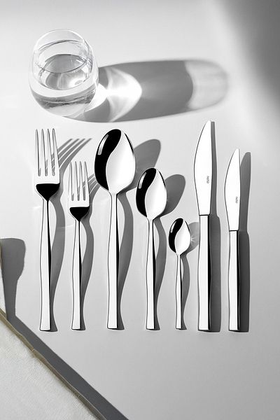 Nehir Elegant Simple 12-Person 84-Piece Boxed Cutlery Set