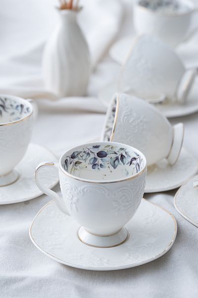 ACAR Leonas 6-Person Teacup Set - 210 ml