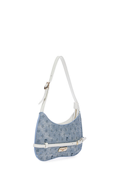 Pierre Cardin Mavi Monogram  Kadın Omuz Çantası 05PO25Y2044