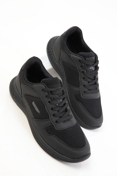 SOHO Black-Black Women's Sneaker 20626