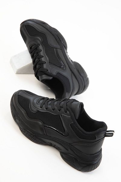 SOHO Black-Black Women's Sneaker 20610