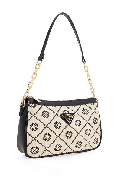 Fossil Black Women's Hand and Shoulder Bag 05Fs22Y277