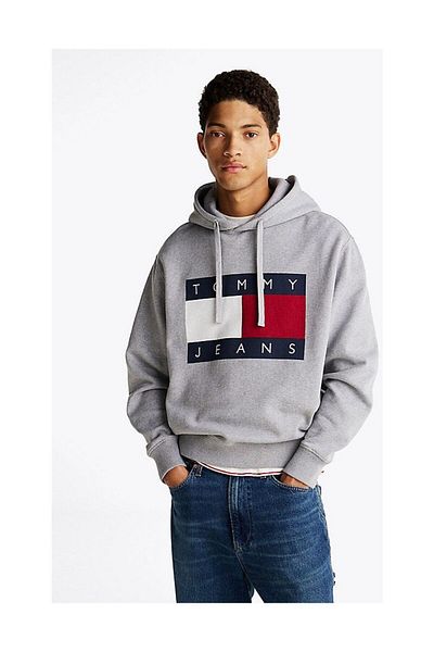 Tommy Hilfiger TJM MELANGE FLAG HOO