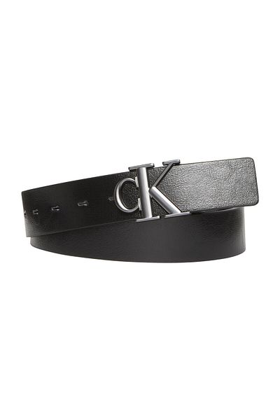 Calvin Klein PŘEZANÁ PLAKETA S MONOGRAMEM 35MM, NASTAVITELNÁ/