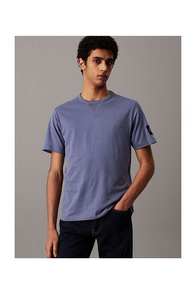 Calvin Klein Calvin Klein Men Blue Badge Regular Short Sleeve T-Shirt
