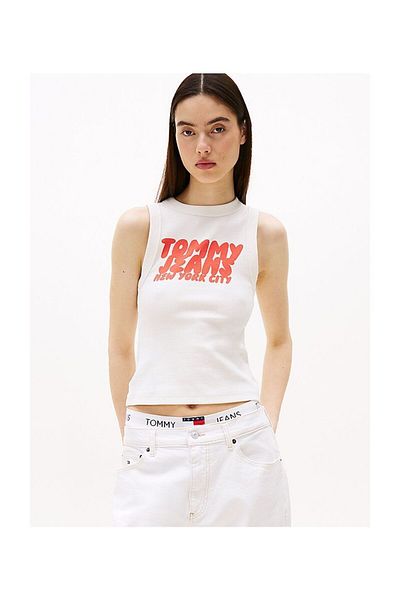 Tommy Hilfiger Dámské tričko TJW SLIM SH TJ BUBBLE TANK