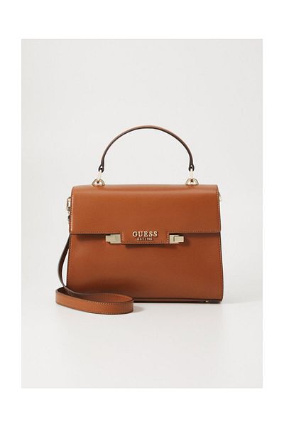 Guess Eco Aldith mini golyós fogantyús füles női barna minitáska Hwevg964178-cog