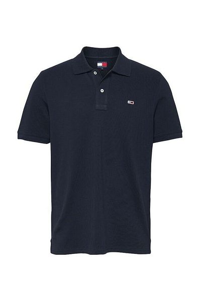 Tommy Hilfiger Ανδρικό μπλουζάκι από βαμβακερό γιακά πόλο με κουμπιά κοντομάνικο Navy γιακά πόλο DM0DM20763-C1G