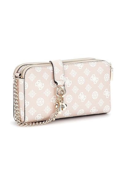Guess Dámská crossbody kabelka béžové barvy Eco Erica Logo