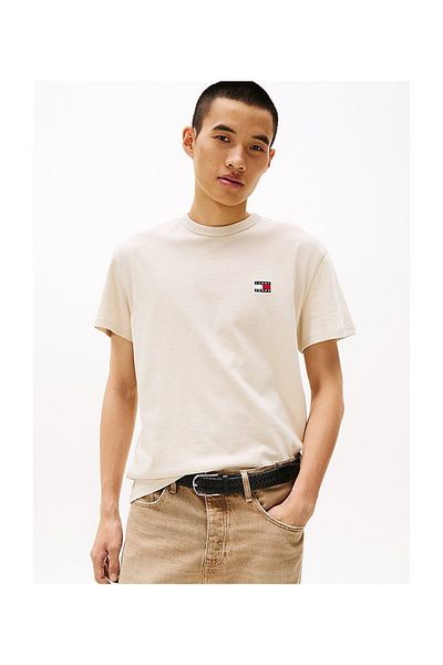 Tommy Hilfiger Pánské béžové tričko 20322 Tommy jeans