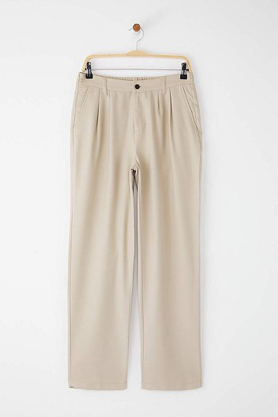 Trendyol Collection Stone Pleated Classic Baggy Fit Fabric Pants Tmnss24Pl00024