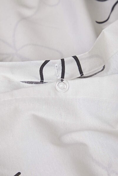 TRENDYOLMİLLA HOME Könnyen vasalható paplanhuzat szett dupla méretű, rugalmas lepedőkkel TPHSS25CKN00013