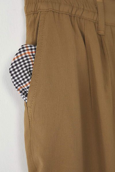Trendyol Collection Beige Wide Leg Loose Fabric Baggy Trousers Tmnss23Pl00039