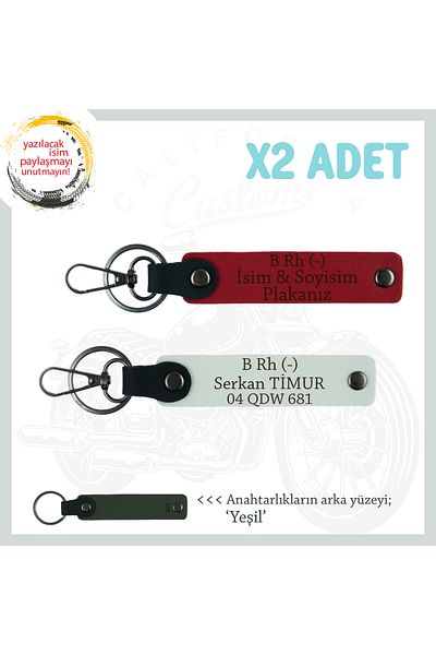 miawiki Name Plate and B Rh (-) Blood Group Personalized X2 Keychain, Red-Burgundy-Ysl, Fellow Travelers