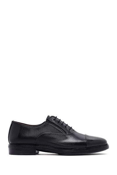 Derimod Men's Black Laced Leather Classic Shoes 25Sfd724018