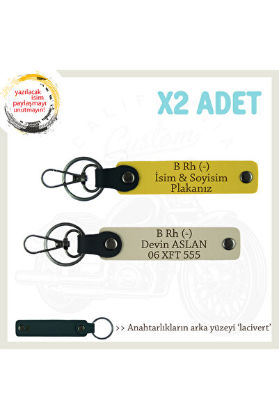 Asortishey 2-Piece Keychain, Yellow-S Coffee-Lacquer, Suitable for Electric V...