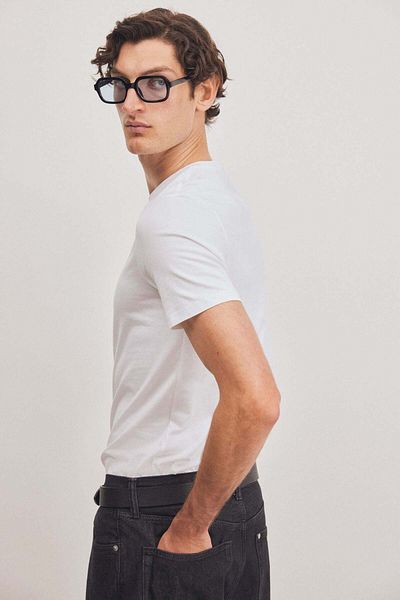 H&M Slim Fit Pima Cotton T-shirt