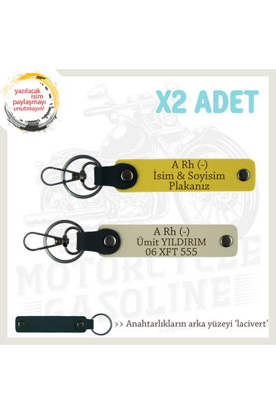 Asortishey 2-Piece Keychain, Yellow-S Coffee-Lacquer, Suitable for Electric V...