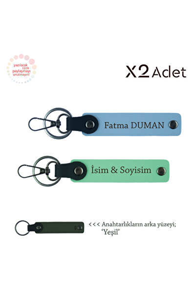 Miaju هدية عيد ميلاد للأزواج، مجموعة من سلسلتين مفاتيح مع كتابة الاسم والأسما...