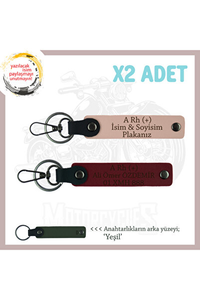 Miaju خاص برفقة السفر، لوحة الاسم وكتاب A Rh (+) Grup Blood Group x2 Keychain...