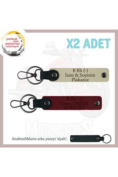 Miaju Special for Speed Enthusiasts, Leather X2 Keychain with Name Plate and ...