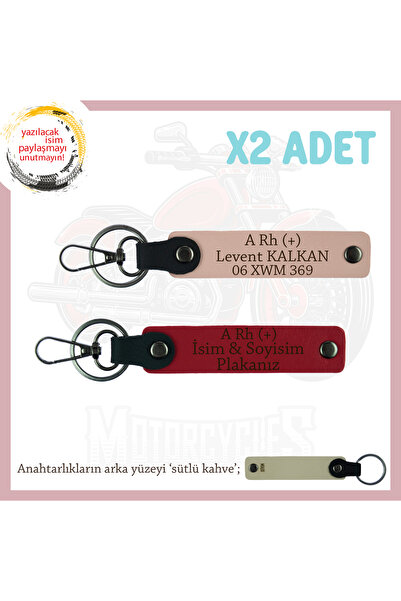 Miaju Biker to Loved Ones Name Plate and a Rh (+) Blood Group Lettering X2 Ke...