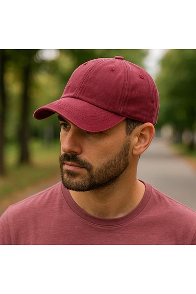 WOHOME Solid Color Cap 2025 New Trending Distressed Men's Hats