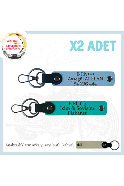 Asortishey سلسلة مفاتيح x2 مخصصة، K تركواز-أزرق-SK، لوحة اسم السائق المتوافقة...