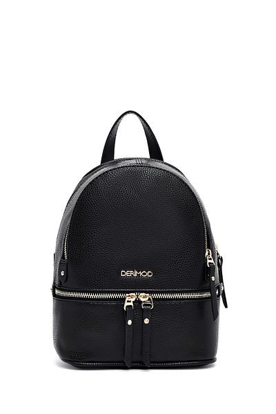 Derimod Women's Black Backpack 25Sbd2030Ft