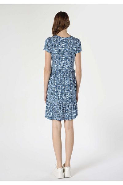 Colin's Regular Fit Floral Women's Multicolor Short Sleeve Dress