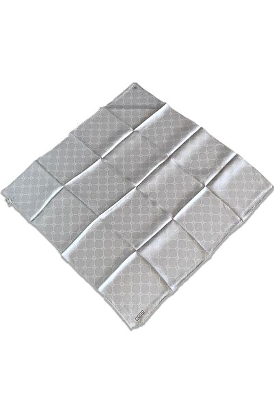 Armine Silk Scarf 2024 Summer - 9178-80 Gray Twill