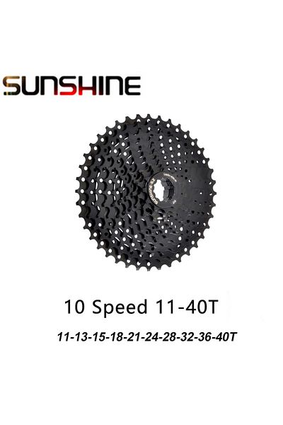SUNSHINE-SZ 10s 11-40t Sunshine Black Cassette 8s 9s 10s 11s 12s Mtb Bike Road Bicycle Freewheel 11v 12v 42/46/5