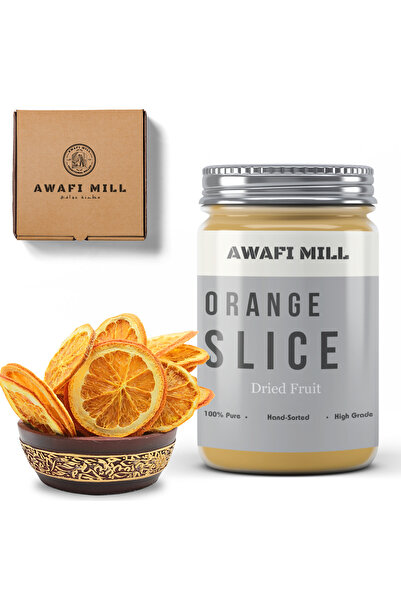 AWAFI MILL شريحة برتقال مجففة - زجاجة 100 جرام / 3.5 أونصة