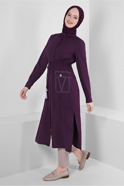 Alvina WITH SIDE SLIT TUNIC WITH WAIST 43626