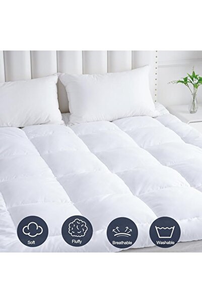 Other Luxury Hotel Style Quilted Mattress Topper, Premium Polyester Microfiber Filling- 14cm Thickness