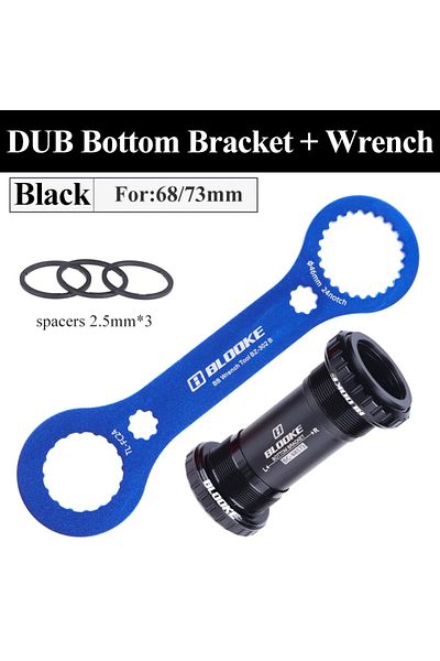 Choice Black and Wrench 3 Colors BSA DUB BB Bottom Bracket 68/73mm 28.99mm Central Movement BSA68 Thread Se