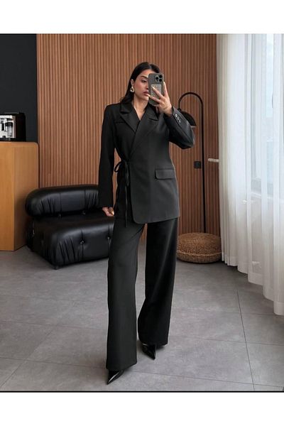 Ekim Store Side Lace Double Blazer Suit