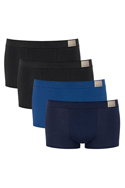 SLOGGI Herren Hipster, 4er Pack - GO Natural Hipster C4P, Boxershorts, Cotton Stretch
