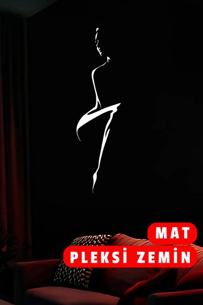 Angels Passion Πίνακας τοίχου από πλεξιγκλάς με αντανακλαστική γυναικεία φιγούρα